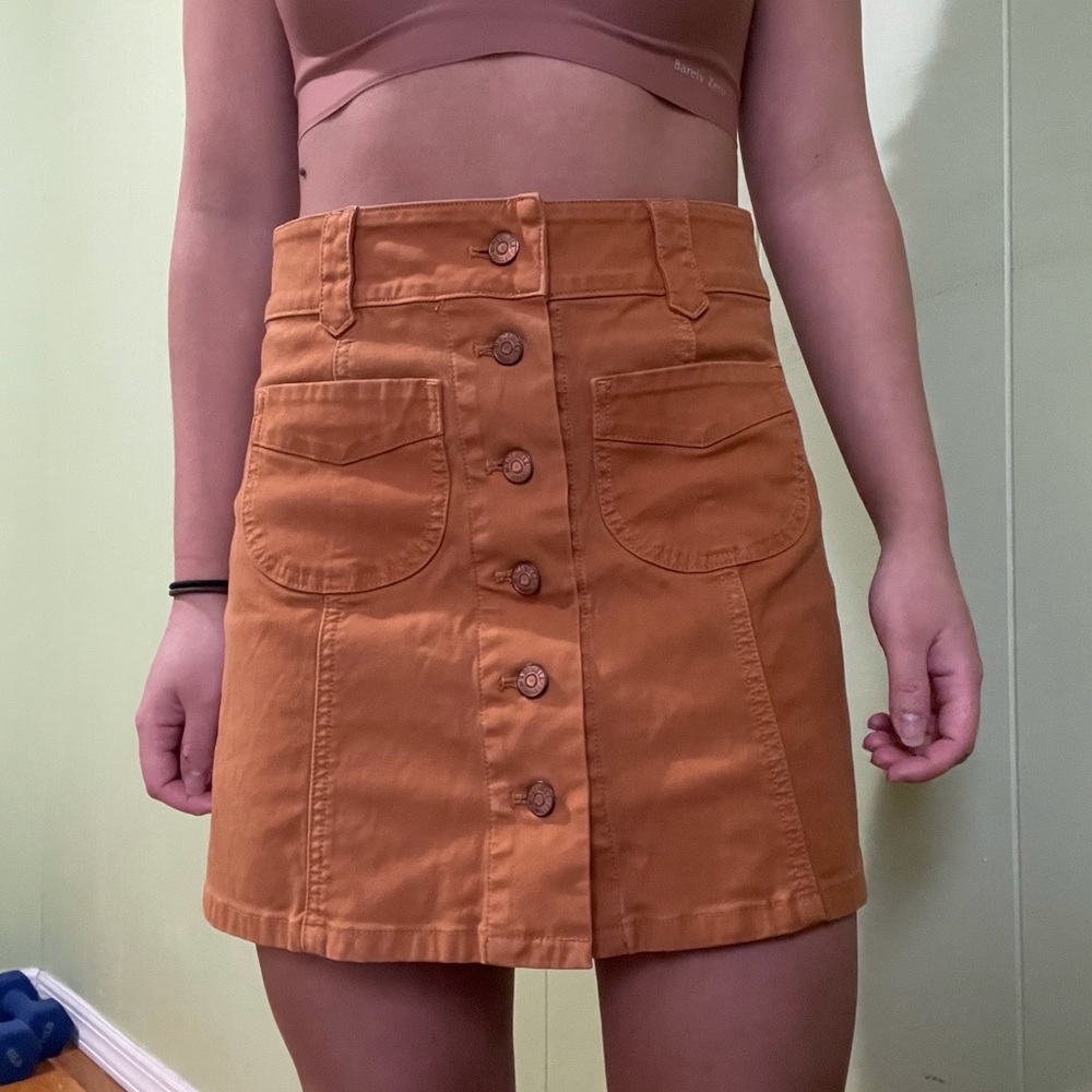 Madewell button down skirt
